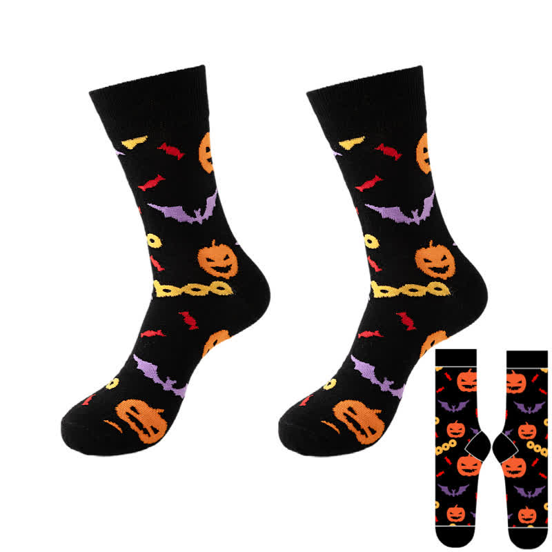Halloween-Viertel-Socken der Black Series in Übergröße (8 Paar) - Schwarz - A - EU37-46 (US4-12) - image 7