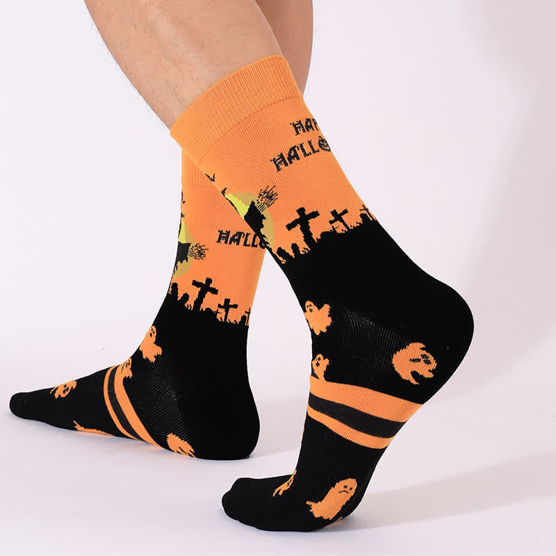 Viertelsocken der Halloween Night-Serie in Übergröße (5 Paar) - image 11