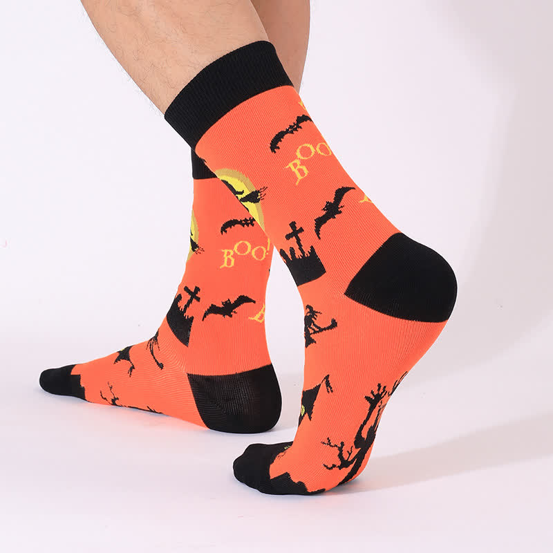 Viertelsocken der Halloween Night-Serie in Übergröße (5 Paar) - image 9