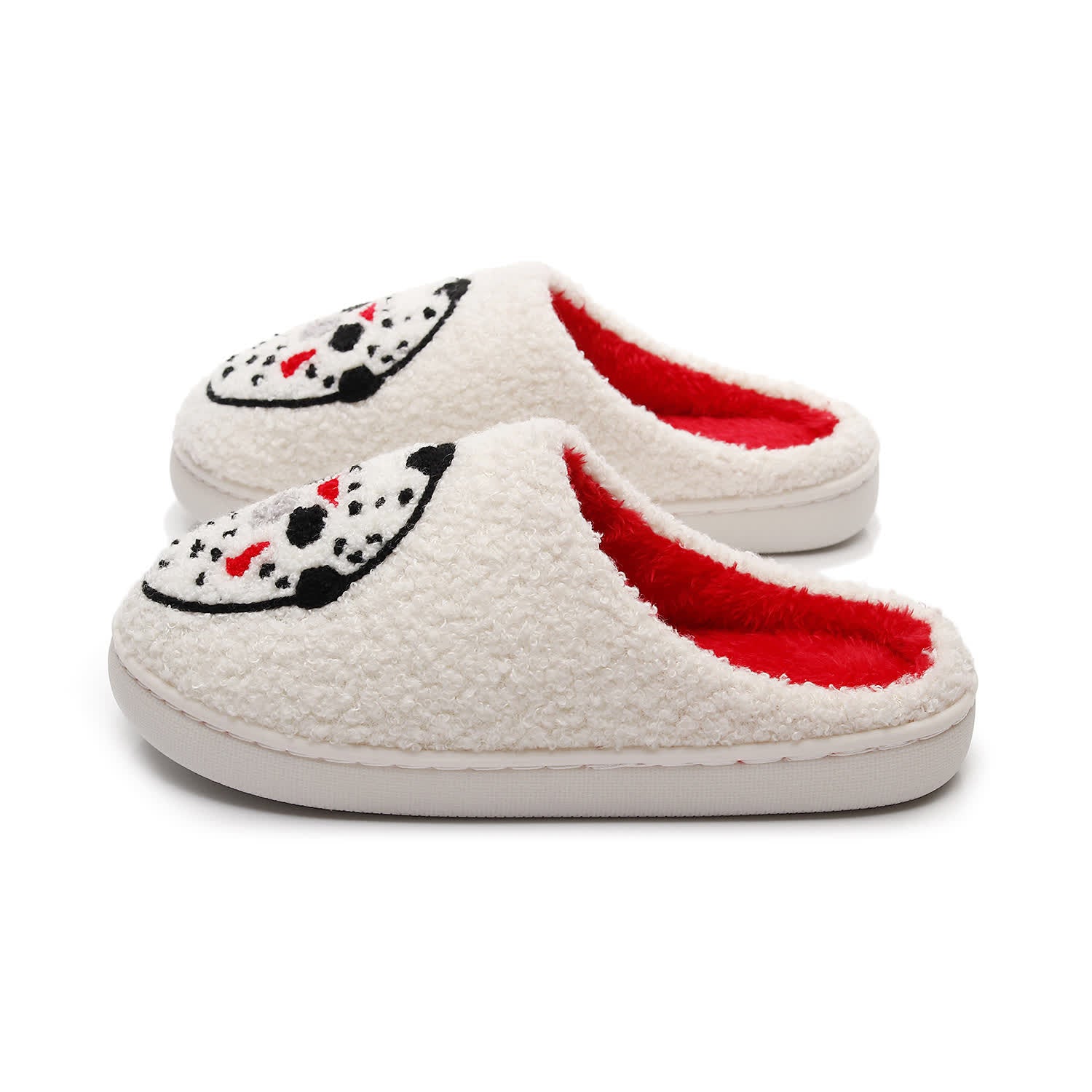 Hausschuhe mit Halloween-Cartoon- und Grusel-Print in Übergröße - image 12