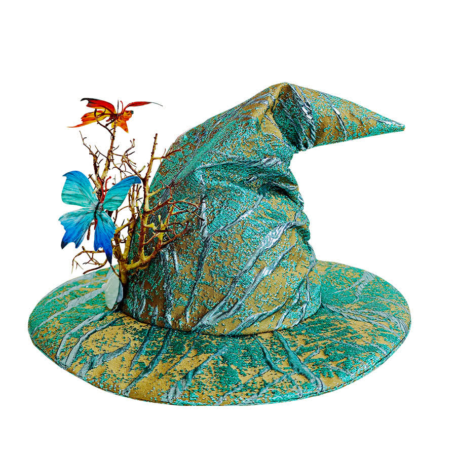 Halloween Hexenhut mit Schmetterlingsmuschel - image 4