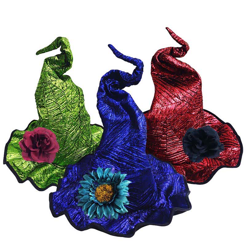 Funkelnder Halloween-Party-Hexenhut - image 2