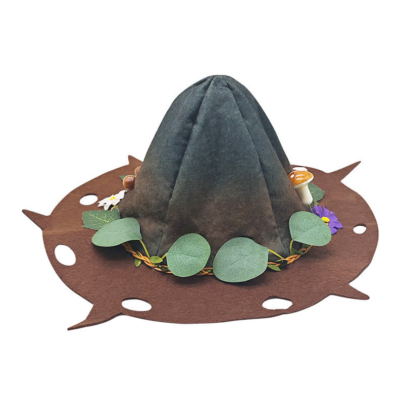 Halloween Pilzblatt Zaubererhut - Braun - Einheitsgröße - image 4