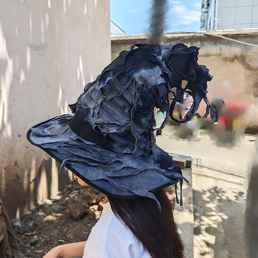 Halloween Vintage Zaubererhut - image 1