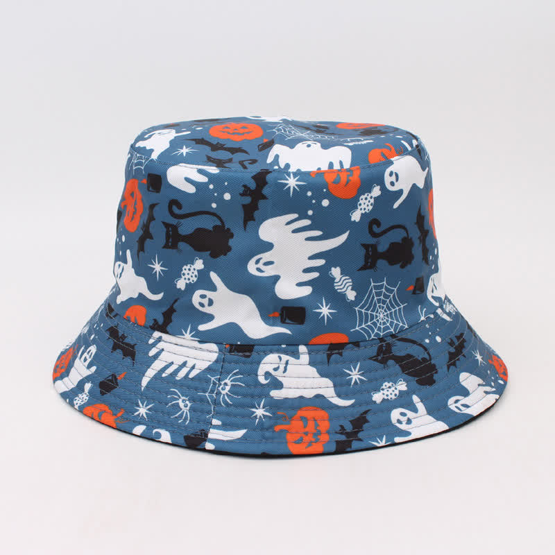Fischerhut mit Halloween-Spooky-Print in Übergröße - H - Einheitsgröße - image 10