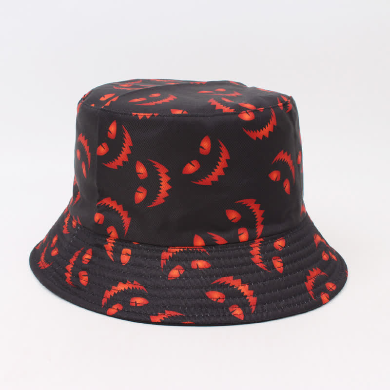 Fischerhut mit Halloween-Spooky-Print in Übergröße - C - Einheitsgröße - image 5