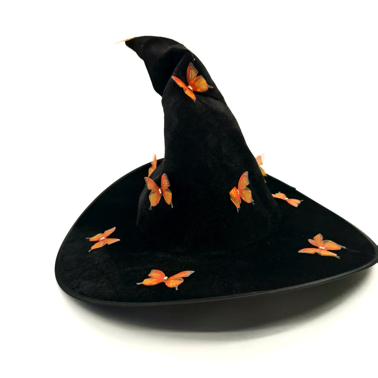 Übergröße Halloween Schmetterling Hexenhut - Orange - Einheitsgröße - image 5