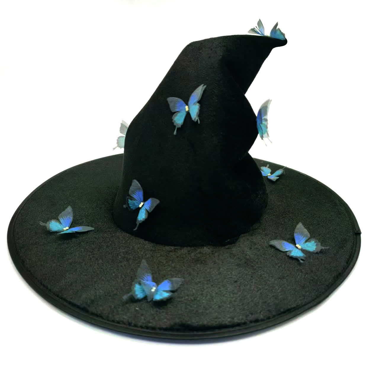 Übergröße Halloween Schmetterling Hexenhut - Blau - Einheitsgröße - image 7