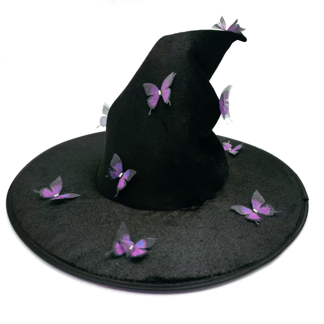 Übergröße Halloween Schmetterling Hexenhut - Lila - Einheitsgröße - image 3