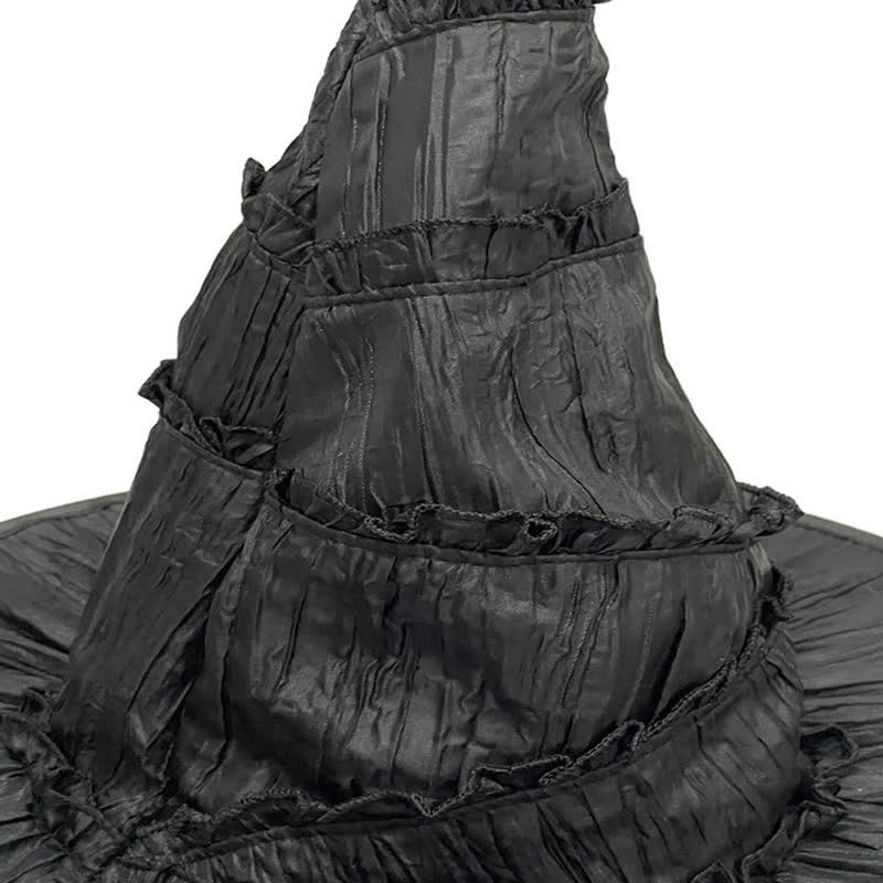 Wunderschöner Hexenhut mit großer Krempe für Halloween - image 6