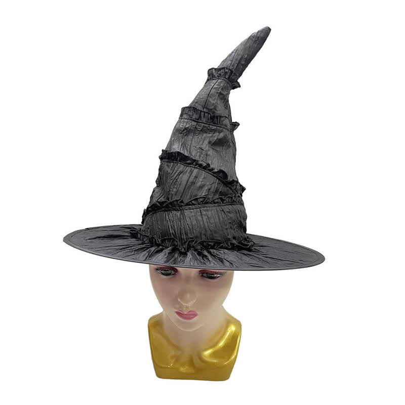 Wunderschöner Hexenhut mit großer Krempe für Halloween - image 3