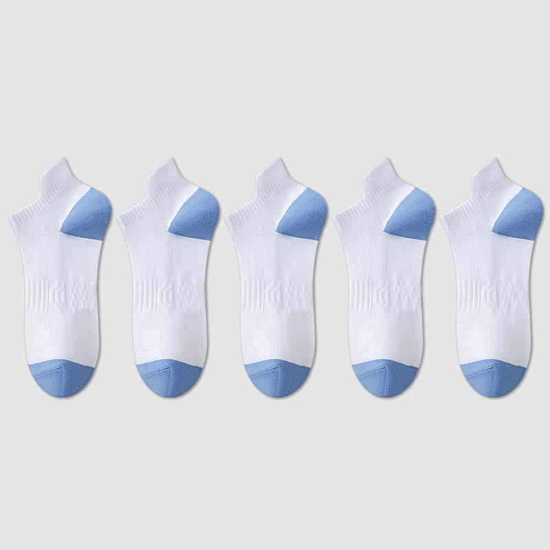 Schweißableitende, atmungsaktive Knöchel-Kompressionssocken aus Baumwollnetz (5 Paar) - image 10