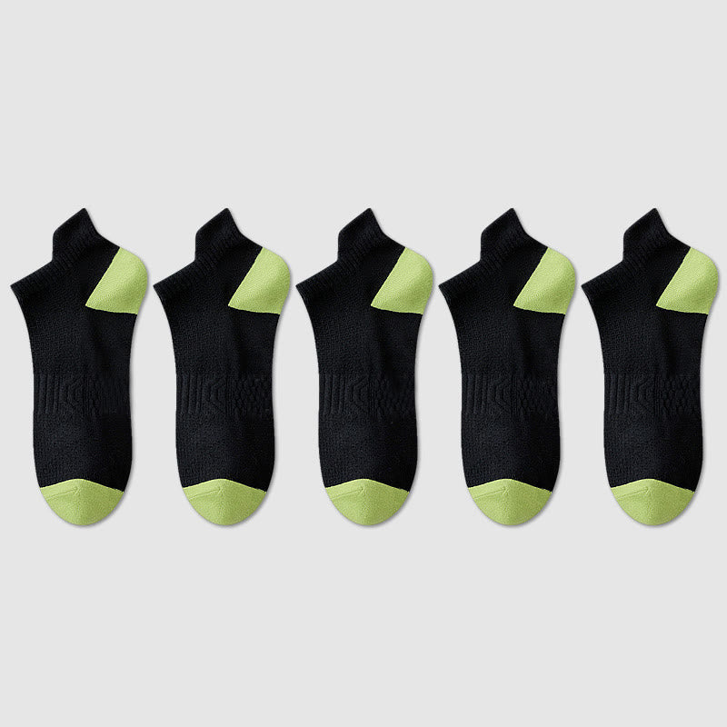 Schweißableitende, atmungsaktive Knöchel-Kompressionssocken aus Baumwollnetz (5 Paar) - image 8