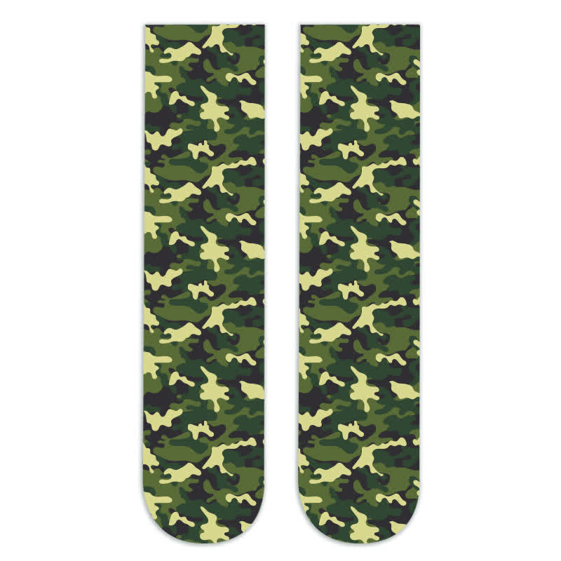 Kniestrümpfe mit wildem Leoparden-Camouflage-Print (5 Paar) - ICH - EU36-42 (US3-8,5) - image 18