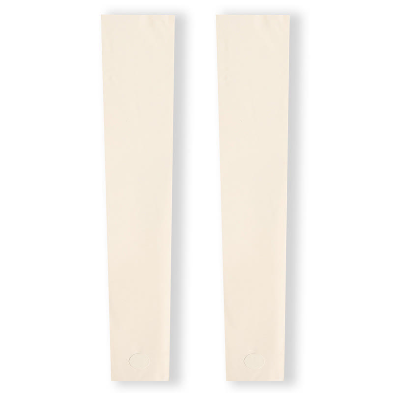 Einfarbige, atmungsaktive, rutschfeste Oberschenkelmanschetten mit Steigbügel - Beige - XL - image 6