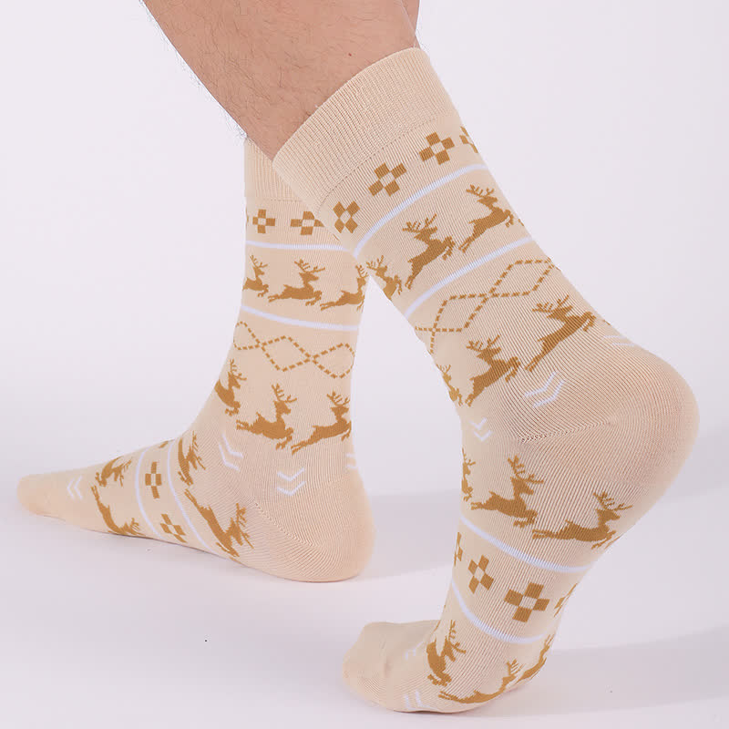 Weihnachtssocken mit Elchbaum-Motiv (3 Paar) - image 10