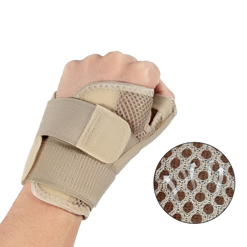Bequeme, atmungsaktive Kompressions-Handgelenkbandage aus Netzstoff - image 9