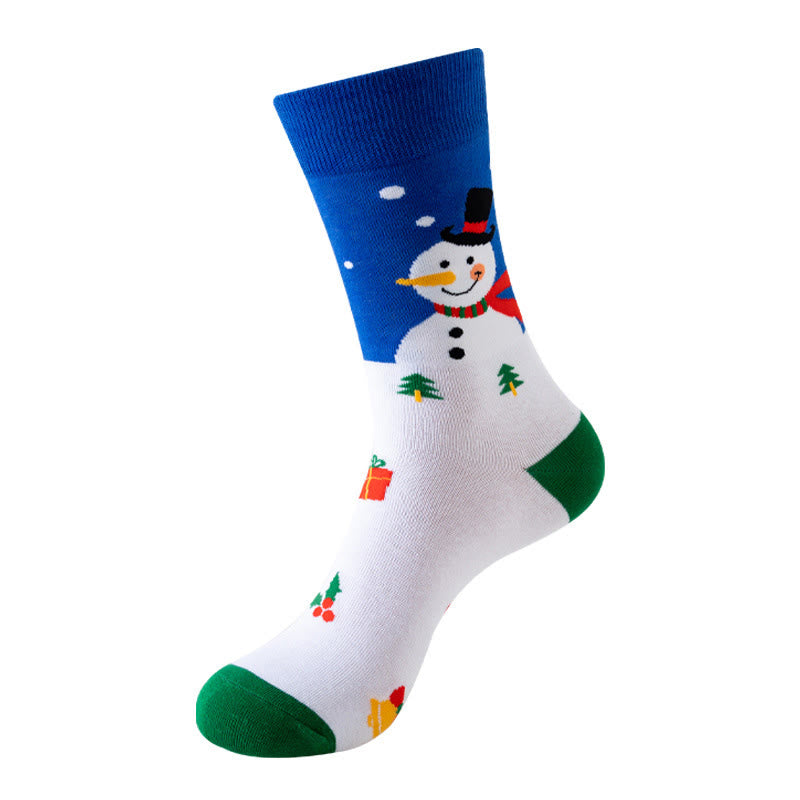 Viertelsocken mit Weihnachtsmuster in Übergröße (3 Paar) - image 5