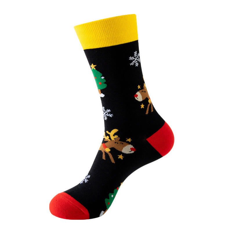 Viertelsocken mit Weihnachtsmuster in Übergröße (3 Paar) - image 14