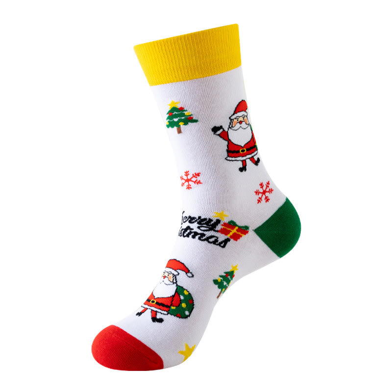 Viertelsocken mit Weihnachtsmuster in Übergröße (3 Paar) - image 12