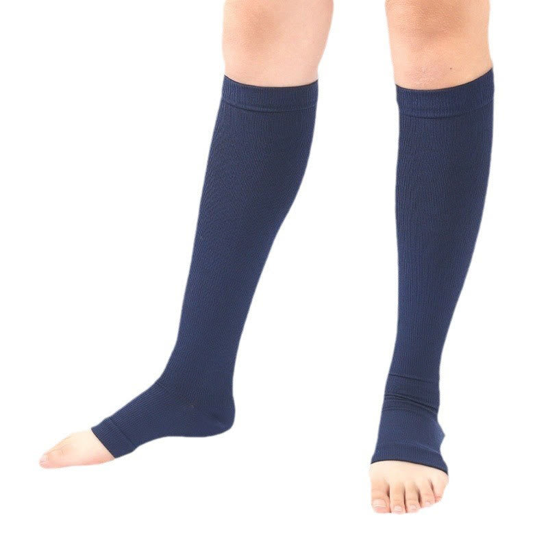 Nahtlose Komfort-Kompressionsstrümpfe in Übergröße (4 Paar) - Marineblau - EU36-42 (US3-8,5) - image 9