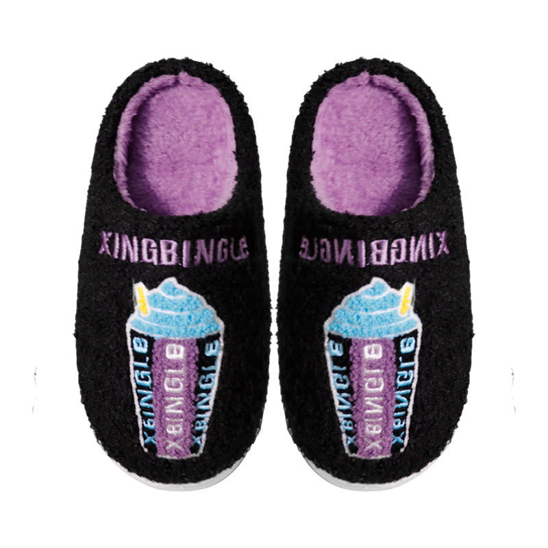 Eiscreme-Hausschuhe in Übergröße - Schwarz - EU44-45(US10-11) - image 4