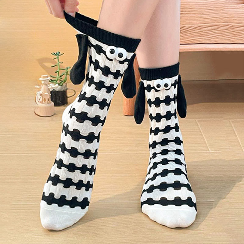 Dopamine Hand In Hand Quarter Socken in Übergröße (5 Paar) - image 1