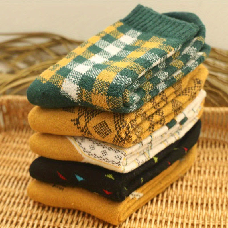 Diamond Retro Quarter Socken (5 Paar) - image 1