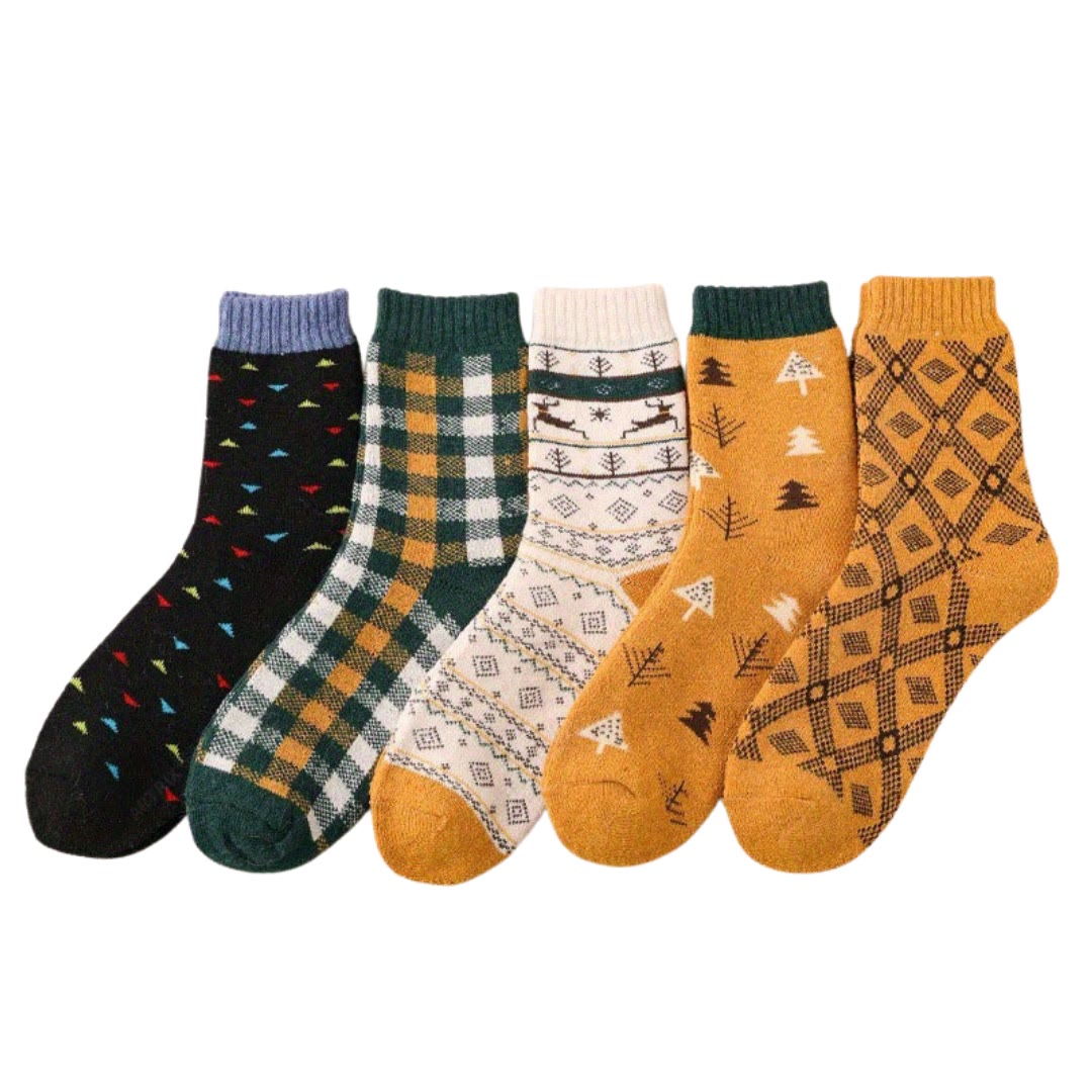 Diamond Retro Quarter Socken (5 Paar) - image 0
