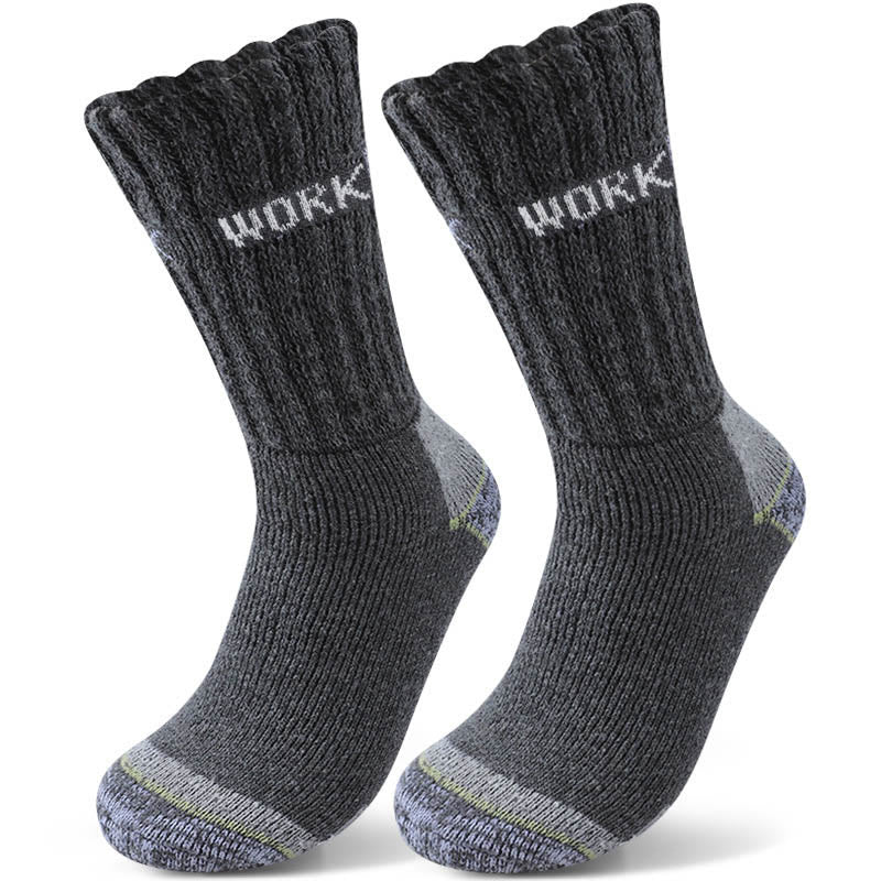Verdickte Kälteschutz-Viertel-Socken in Übergröße (3 Paar) - Dunkelgrau - EU39-45 (US6-11) - image 3