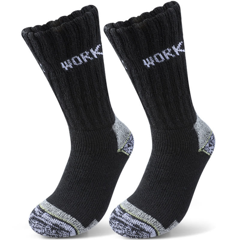 Verdickte Kälteschutz-Viertel-Socken in Übergröße (3 Paar) - Schwarz - EU39-45 (US6-11) - image 2