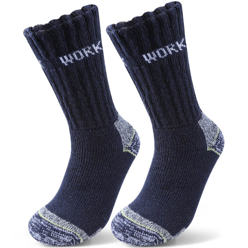 Verdickte Kälteschutz-Viertel-Socken in Übergröße (3 Paar) - Marineblau - EU39-45 (US6-11) - image 1