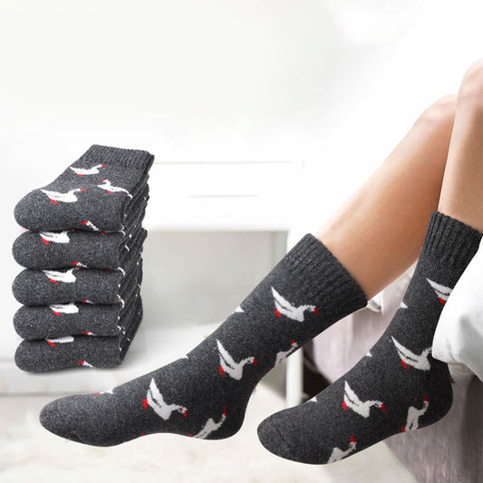 Duck Quarter-Socken in Übergröße (5 Paar) - Dunkelgrau - EU36-42 (US3-8,5) - image 0