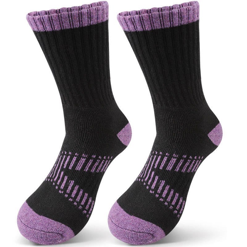 Woll-Wandersocken in Übergröße (4 Paar) - Lila - EU36-42 (US3-8,5) - image 2
