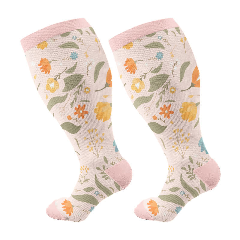 Garden Poise Kompressionsstrümpfe in Übergröße (3 Paar) - Rosa (1 Paar) - 4XL - image 5