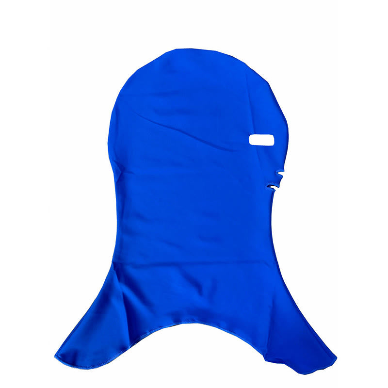 Einfarbige Schwimm-Sonnenschutz-Facekini-Maske - Blau - One Size - image 7