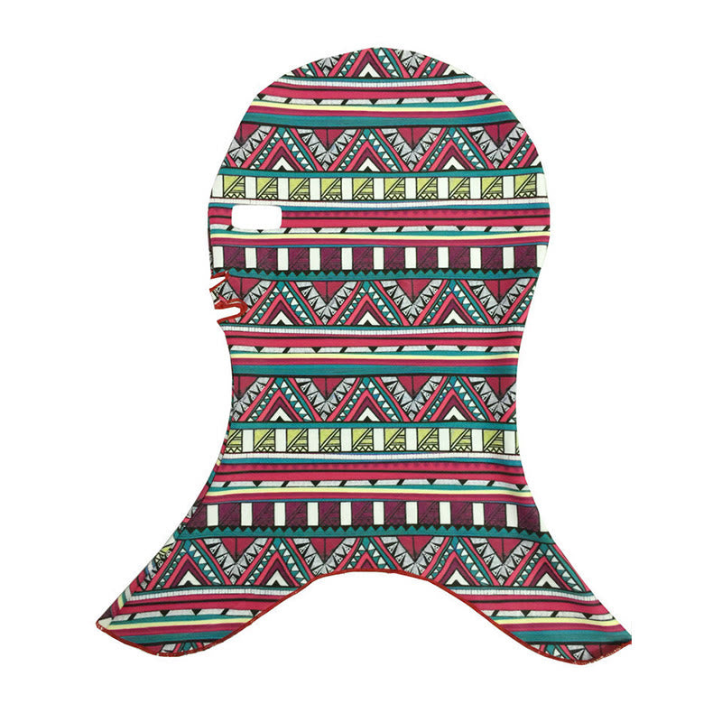 Sonnenschutz-Gesichtsmaske mit Tierblumenmuster - ICH - One Size - image 9