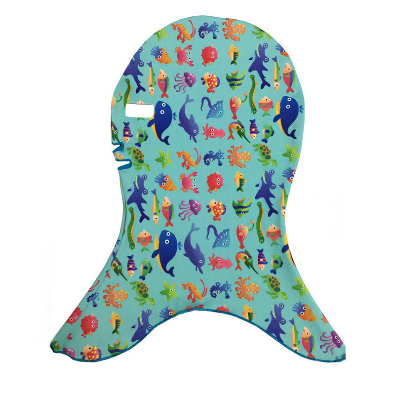 Sonnenschutz-Gesichtsmaske mit Tierblumenmuster - C - One Size - image 3