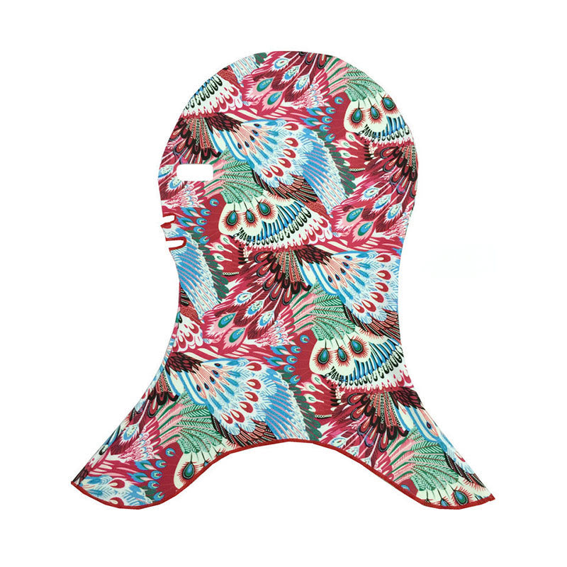 Sonnenschutz-Gesichtsmaske mit Tierblumenmuster - D - One Size - image 4