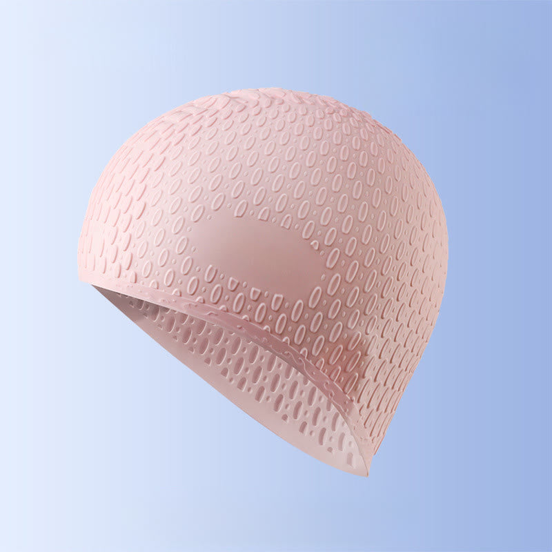 Einfarbige Badekappe aus Silikon - Rosa - One Size - image 7