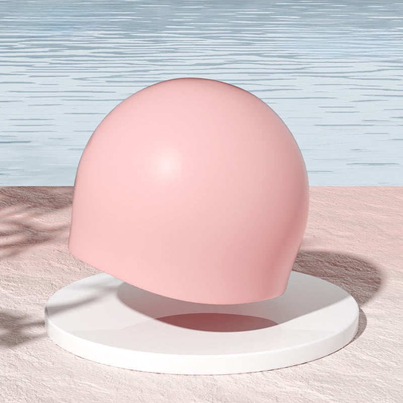 Hochelastische, einfarbige Badekappe - Rosa - One Size - image 5