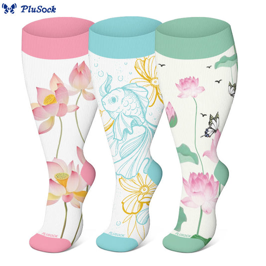 Lucky Days Kompressionsstrümpfe in Übergröße (3 Paar) - image 0