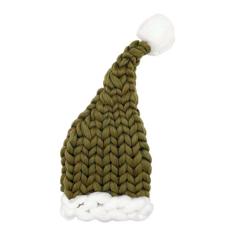 Dicke rote Weihnachtsmütze - Grün - One Size - image 9