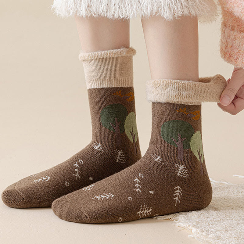 Plusock Süße Cartoon-Viertel-Socken (5 Paar) - image 4