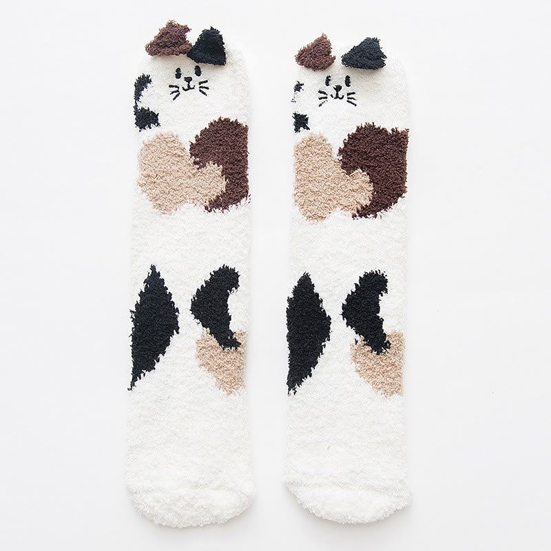 Plusock Cute Zoom Quarter Socken (2 Paar) - Katze - EU36-40(US3-7) - image 11
