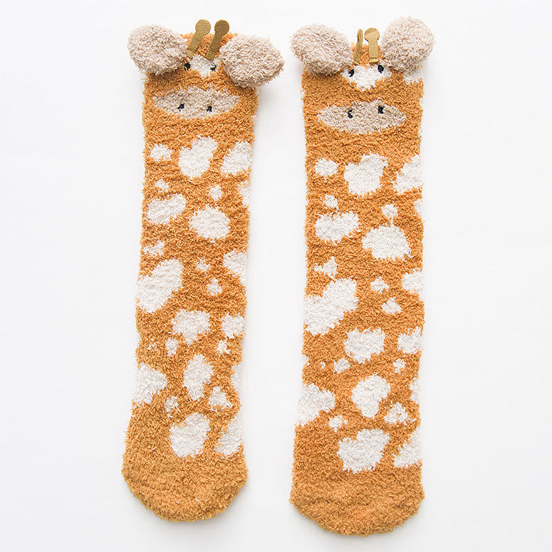 Plusock Cute Zoom Quarter Socken (2 Paar) - Giraffe - EU36-40(US3-7) - image 12