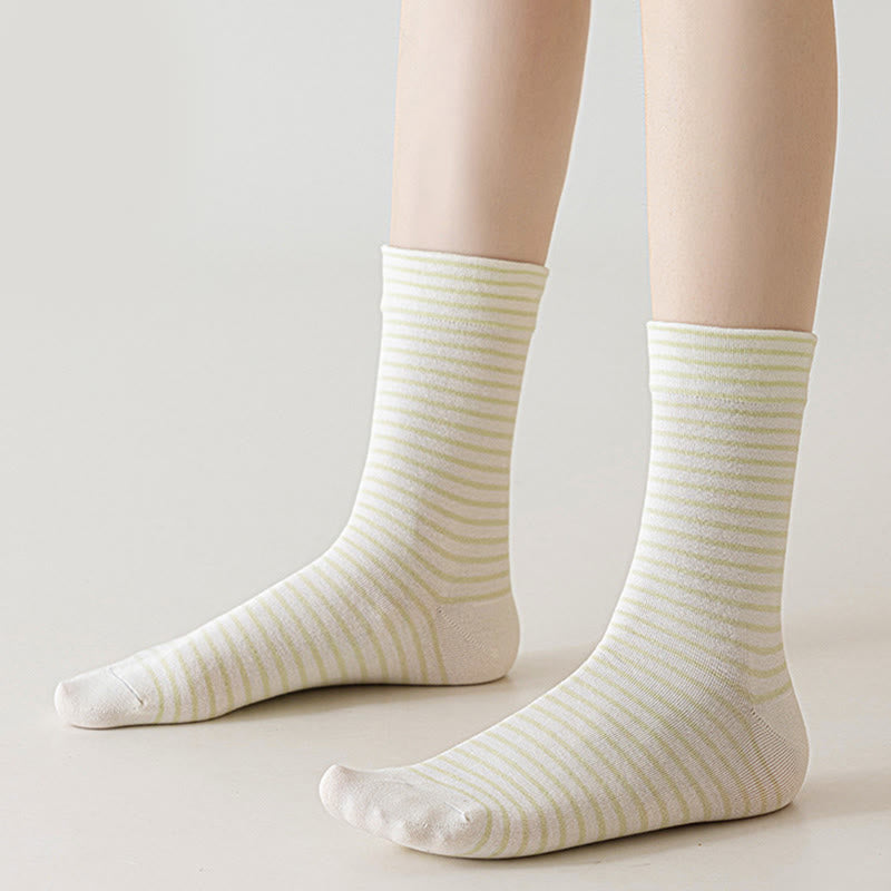 Plusock Nadelstreifen-Viertel-Socken aus Baumwolle (6 Paar) - image 8