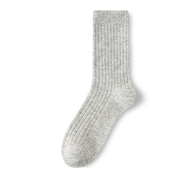 Plusock Klassische Wollsocken in Übergröße (3 Paar) - Hellgrau - EU39-44 (US6-10) - image 8