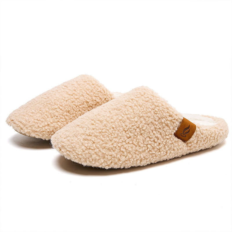 Hausschuhe mit weicher Sohle in Übergröße - Beige - EU44-45 (US10-11) - image 10