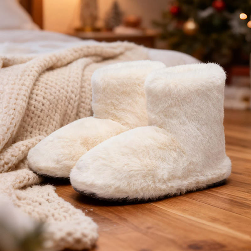 Plusock Plüsch-Hausschuhe mit mittlerem Schlauch - image 8